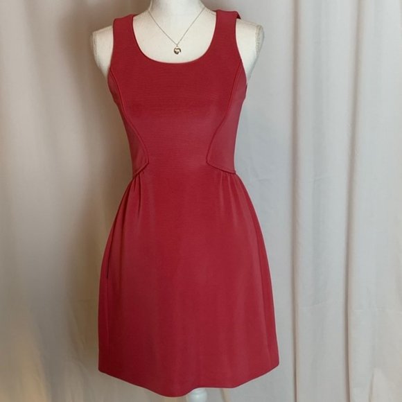 Always in Style Georgia Armani Dark Coral Dress - Picture 2 of 6